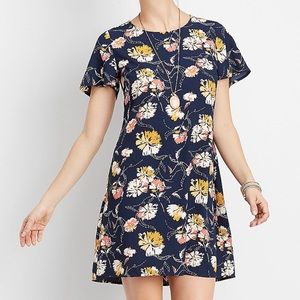 Maurice’s Floral Stitch Cap Sleeve Dress Women’s size Medium